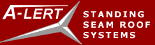 Standing Seam Metal Roofing Installation by A-Lert Roof Systems