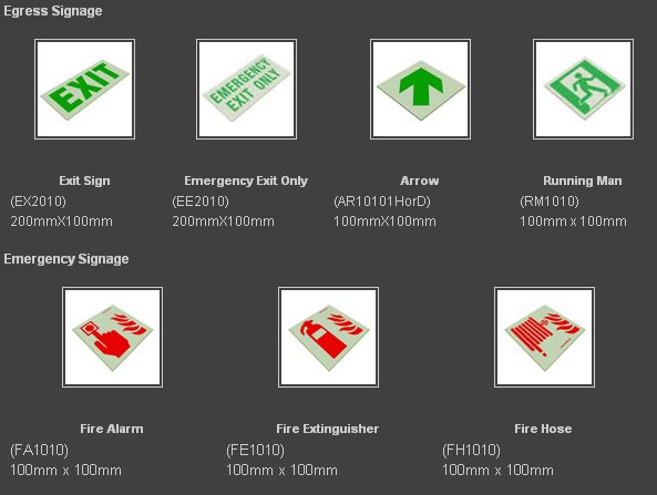 Access Products Inc. Emergency Signage<BR><BR>