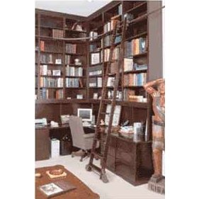 ALACO Ladder Co. Wood Library Track Ladders<BR><BR>