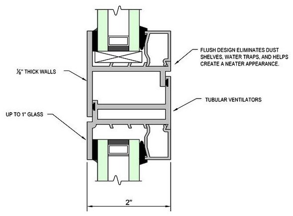 J. Sussman Inc. Non-Thermal Monumental Custom Windows<BR><BR>