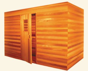 Steam Sauna Inc. Cedar Log Sauna Rooms<BR><BR>
