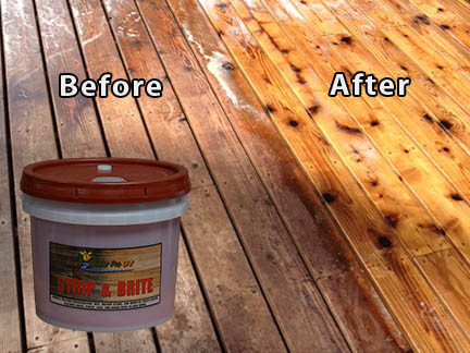 Timber Pro UV-Natural Wood Finishes Timber Pro UV-Natural Wood Finishes Strip and Brite Cleaner<BR><BR>