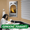 Travis Industries Manufactured Gas Fireplace<BR><BR>